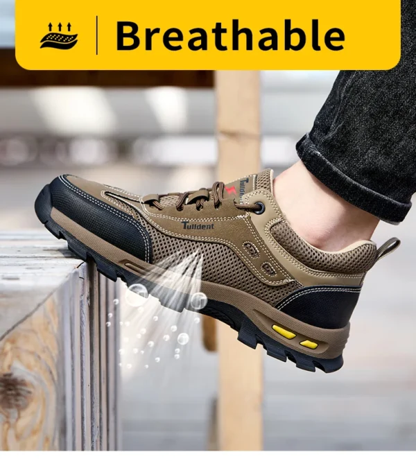 Chaussures de sécurité d'été pour le travail, chaussures de travail pour hommes résistantes à la perforation, chaussures de protection, bottes de sécurité, bottes tactiques.