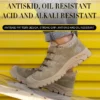 Les chaussures de sécurité pour hommes, légères, souples, confortables, respirantes et antidérapantes.