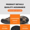 Chaussures de sécurité pour hommes avec embout en acier – Protection anti-écrasement et anti-perforation.