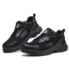 Chaussures de sécurité anti-perforation pour hommes, chaussures de travail d'été respirantes en maille, embout en plastique.