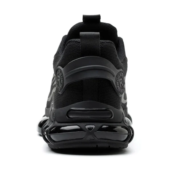 Chaussures de sécurité pour hommes avec système de serrage rotatif – Style sportif, anti-écrasement et anti-perforation