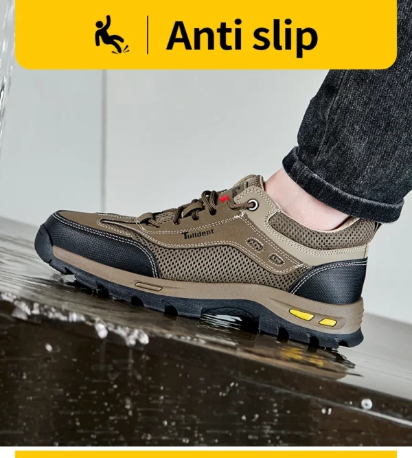 Chaussures de sécurité d'été pour le travail, chaussures de travail pour hommes résistantes à la perforation, chaussures de protection, bottes de sécurité, bottes tactiques.