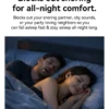 Écouteurs Bluetooth HTC NE76, mini-écouteurs invisibles avec traducteur IA pour le sommeil, écouteurs sans fil souples – Orange.