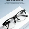 Lunettes intelligentes Lenovo avec assistant vocal IA, résolution 4K, télécommande tactile, appareil photo/vidéo, traducteur et connectivité Bluetooth sans fil.