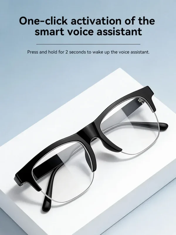 Lunettes intelligentes Lenovo avec assistant vocal IA, résolution 4K, télécommande tactile, appareil photo/vidéo, traducteur et connectivité Bluetooth sans fil.