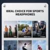 Écouteurs à conduction osseuse réelle B8 – Casque sans fil Bluetooth 5.3 pour le sport avec contour d'oreille et étanchéité IPX5 (idéal pour la course et la conduite)