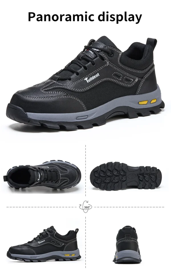 Chaussures de sécurité, chaussures de travail anti-écrasement et anti-perforation, chaussures de protection pour hommes, bottes de protection légères et confortables