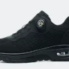Chaussures de sécurité pour hommes avec fermeture rotative – Légères, anti-chocs et anti-perforation – Style sportif pour les professionnels en extérieur