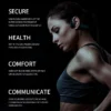 Écouteurs à conduction osseuse réelle B8 – Casque sans fil Bluetooth 5.3 pour le sport avec contour d'oreille et étanchéité IPX5 (idéal pour la course et la conduite)