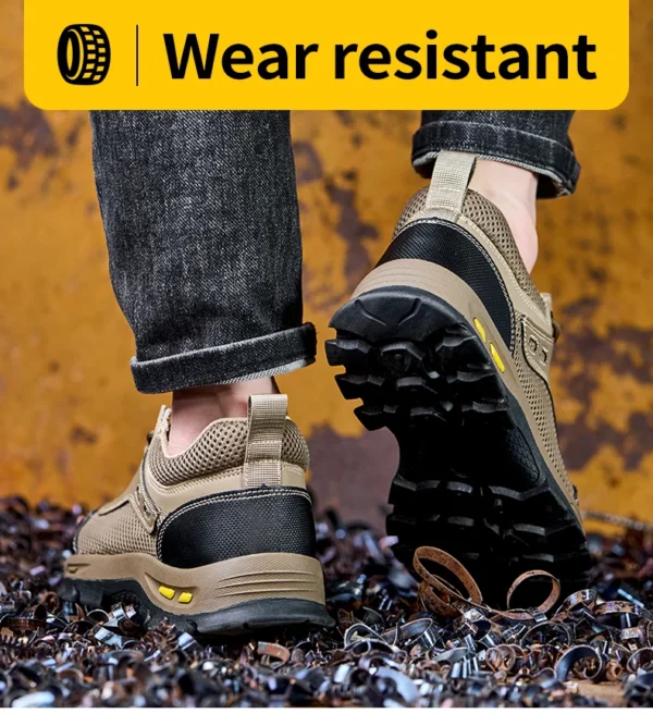 Chaussures de sécurité d'été pour le travail, chaussures de travail pour hommes résistantes à la perforation, chaussures de protection, bottes de sécurité, bottes tactiques.