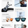 Lunettes de caméra Xiaomi 8K pour la prise de vue vidéo, traduction IA précise, appels Bluetooth, lecteur de musique, pour femmes et hommes, 8MP, lunettes de traduction