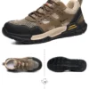 Chaussures de sécurité pour hommes, anti-écrasement et anti-perforation, légères et respirantes.