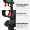 Pistolet de lavage de voiture haute pression 100 bars, sans fil, rechargeable, puissant, pour batterie Makita.