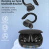 Écouteurs sans fil Otemkay SP16 – Modèle authentique avec contours d'oreille, véritablement sans fil, conçus pour la course à pied, avec microphone.