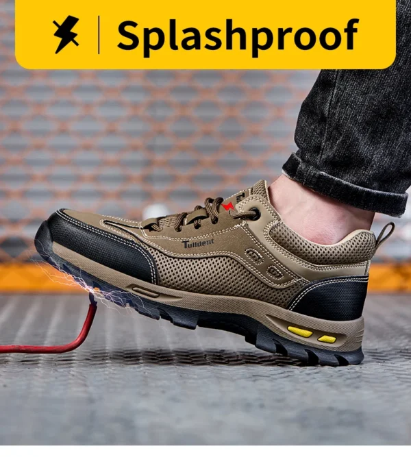 Chaussures de sécurité d'été pour le travail, chaussures de travail pour hommes résistantes à la perforation, chaussures de protection, bottes de sécurité, bottes tactiques.