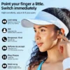 Écouteurs sans fil Otemkay SP16 – Modèle authentique avec contours d'oreille, véritablement sans fil, conçus pour la course à pied, avec microphone.