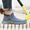 Chaussures de sécurité pour soudeurs (hommes) – Protection de travail anti-écrasement et anti-perforation, avec embout en acier.