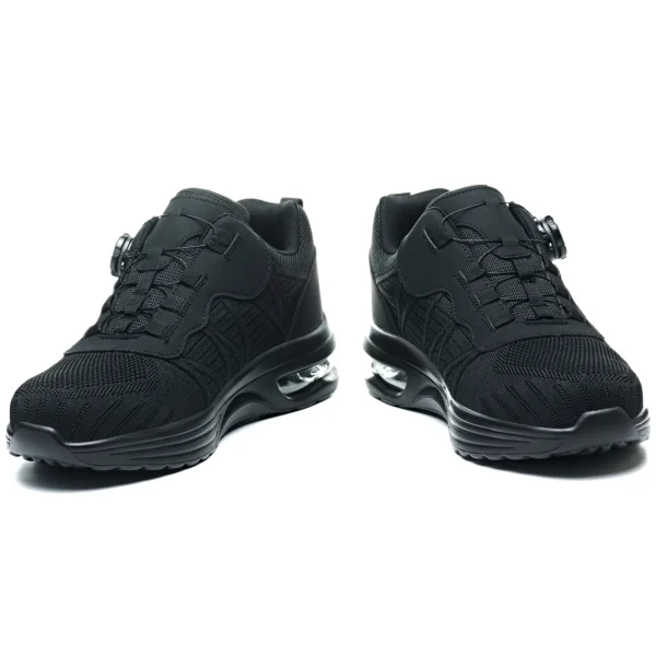 Chaussures de sécurité pour hommes avec fermeture rotative – Légères, anti-chocs et anti-perforation – Style sportif pour les professionnels en extérieur
