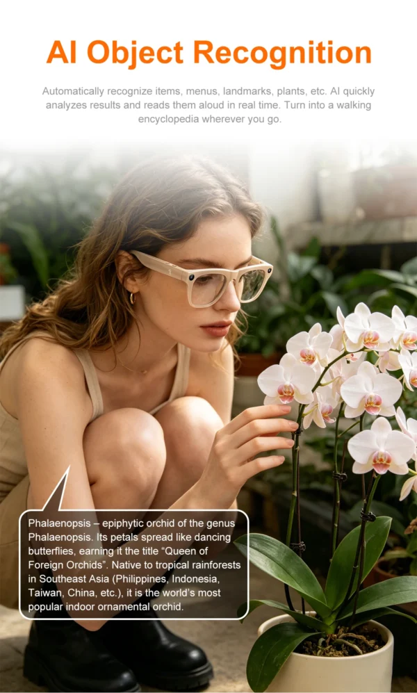Lunettes de caméra Xiaomi 8K pour la prise de vue vidéo, traduction IA précise, appels Bluetooth, lecteur de musique, pour femmes et hommes, 8MP, lunettes de traduction