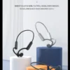 Nouveau casque de sport sans fil à conduction osseuse réelle – Écouteurs Bluetooth avec microphone et fonction mains libres pour la course à pied.