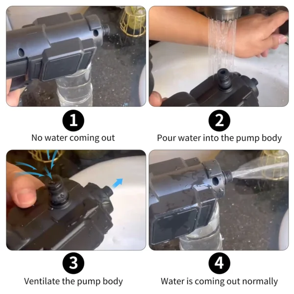 Pistolet de lavage de voiture haute pression 100 bars, sans fil, rechargeable, puissant, pour batterie Makita.