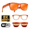 Lunettes de caméra Xiaomi 8K pour la prise de vue vidéo, traduction IA précise, appels Bluetooth, lecteur de musique, pour femmes et hommes, 8MP, lunettes de traduction