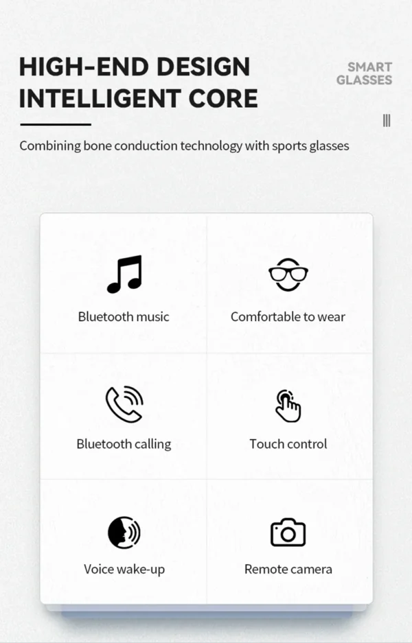 Lunettes intelligentes Lenovo avec assistant vocal IA, résolution 4K, télécommande tactile, appareil photo/vidéo, traducteur et connectivité Bluetooth sans fil.