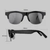 Lunettes intelligentes Lenovo avec assistant vocal IA, résolution 4K, télécommande tactile, appareil photo/vidéo, traducteur et connectivité Bluetooth sans fil.