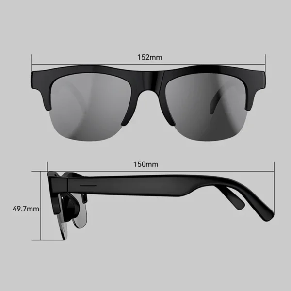 Lunettes intelligentes Lenovo avec assistant vocal IA, résolution 4K, télécommande tactile, appareil photo/vidéo, traducteur et connectivité Bluetooth sans fil.