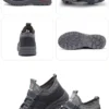 Les chaussures de sécurité pour hommes, légères, souples, confortables, respirantes et antidérapantes.