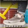 Chaussures de sécurité pour hommes avec embout en acier – Protection anti-écrasement et anti-perforation.