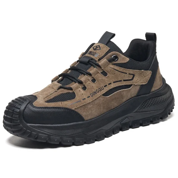 Chaussures de sécurité pour hommes avec embout en acier – Protection anti-écrasement et anti-perforation.