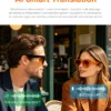 Lunettes de caméra Xiaomi 8K pour la prise de vue vidéo, traduction IA précise, appels Bluetooth, lecteur de musique, pour femmes et hommes, 8MP, lunettes de traduction