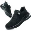 Chaussures de sécurité pour hommes avec fermeture rotative – Légères, anti-chocs et anti-perforation – Style sportif pour les professionnels en extérieur
