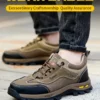 Chaussures de sécurité d'été pour le travail, chaussures de travail pour hommes résistantes à la perforation, chaussures de protection, bottes de sécurité, bottes tactiques.