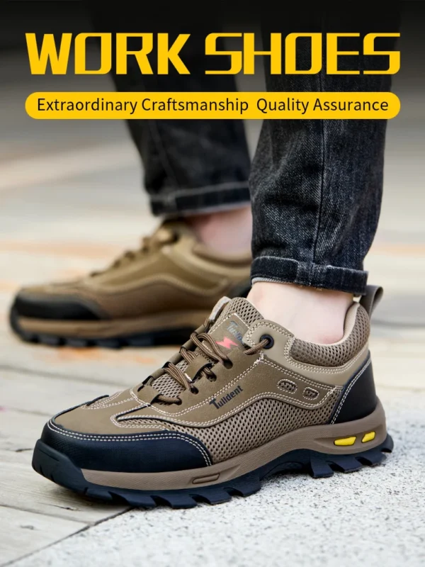Chaussures de sécurité d'été pour le travail, chaussures de travail pour hommes résistantes à la perforation, chaussures de protection, bottes de sécurité, bottes tactiques.