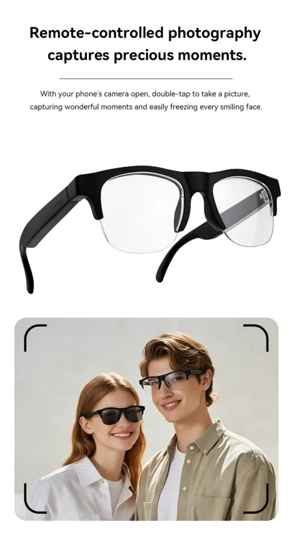 Lunettes intelligentes Lenovo avec assistant vocal IA, résolution 4K, télécommande tactile, appareil photo/vidéo, traducteur et connectivité Bluetooth sans fil.