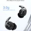 Écouteurs Bluetooth HTC NE76, mini-écouteurs invisibles avec traducteur IA pour le sommeil, écouteurs sans fil souples – Orange.