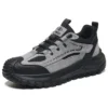 Chaussures de sécurité pour hommes avec embout en acier – Protection anti-écrasement et anti-perforation.
