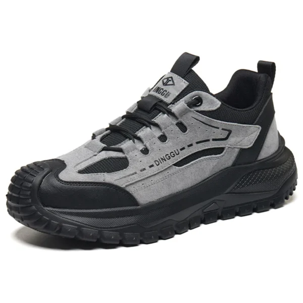 Chaussures de sécurité pour hommes avec embout en acier – Protection anti-écrasement et anti-perforation.