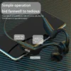 Écouteurs sans fil Lenovo à conduction osseuse – Compatibles Bluetooth, mains libres avec micro – Idéaux pour le sport, la course et la natation