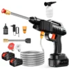 Pistolet de lavage de voiture haute pression 100 bars, sans fil, rechargeable, puissant, pour batterie Makita.
