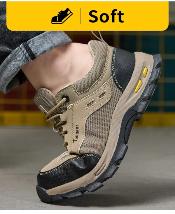 Chaussures de sécurité, pour hommes, anti-écrasement, anti-perforation et  isolantes.