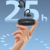 Écouteurs sans fil Otemkay SP16 – Modèle authentique avec contours d'oreille, véritablement sans fil, conçus pour la course à pied, avec microphone.