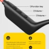 Nouveau casque sans fil Lenovo à conduction osseuse pour la natation et le sport – Bluetooth 5.4, étanche IPX8, avec microphone, idéal pour l'entraînement et le fitness.