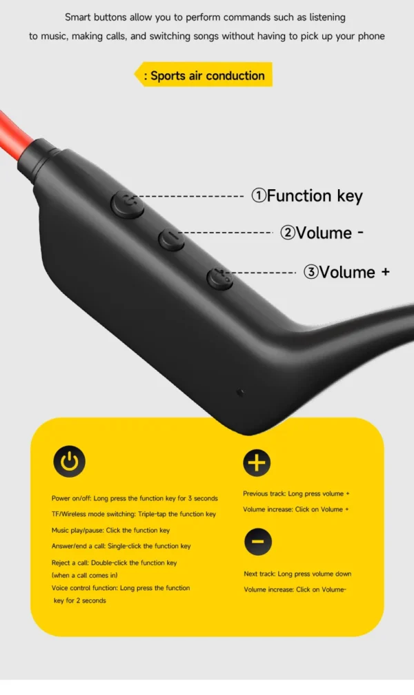 Nouveau casque sans fil Lenovo à conduction osseuse pour la natation et le sport – Bluetooth 5.4, étanche IPX8, avec microphone, idéal pour l'entraînement et le fitness.