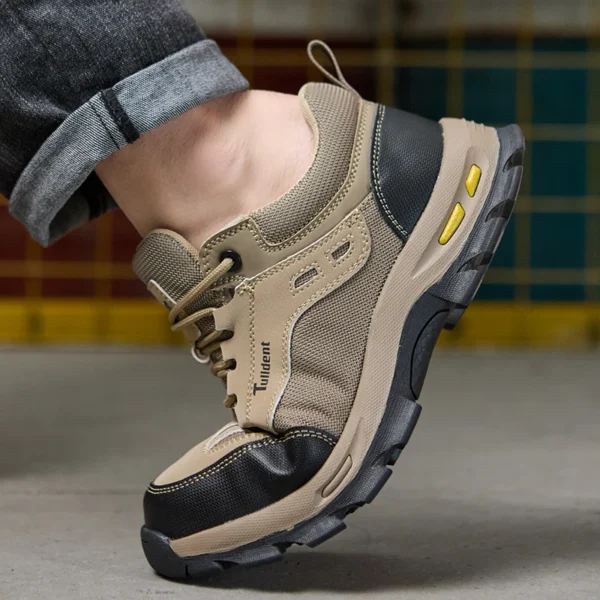Chaussures de sécurité, pour hommes, anti-écrasement, anti-perforation et  isolantes.