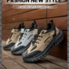 Chaussures de sécurité pour hommes avec embout en acier – Protection anti-écrasement et anti-perforation.