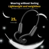 Écouteurs à conduction osseuse réelle B8 – Casque sans fil Bluetooth 5.3 pour le sport avec contour d'oreille et étanchéité IPX5 (idéal pour la course et la conduite)