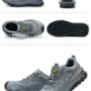 Chaussures de sécurité isolantes pour hommes avec embout en plastique, baskets de travail antidérapantes, chaussures de protection et bottes de travail anti-perforation.